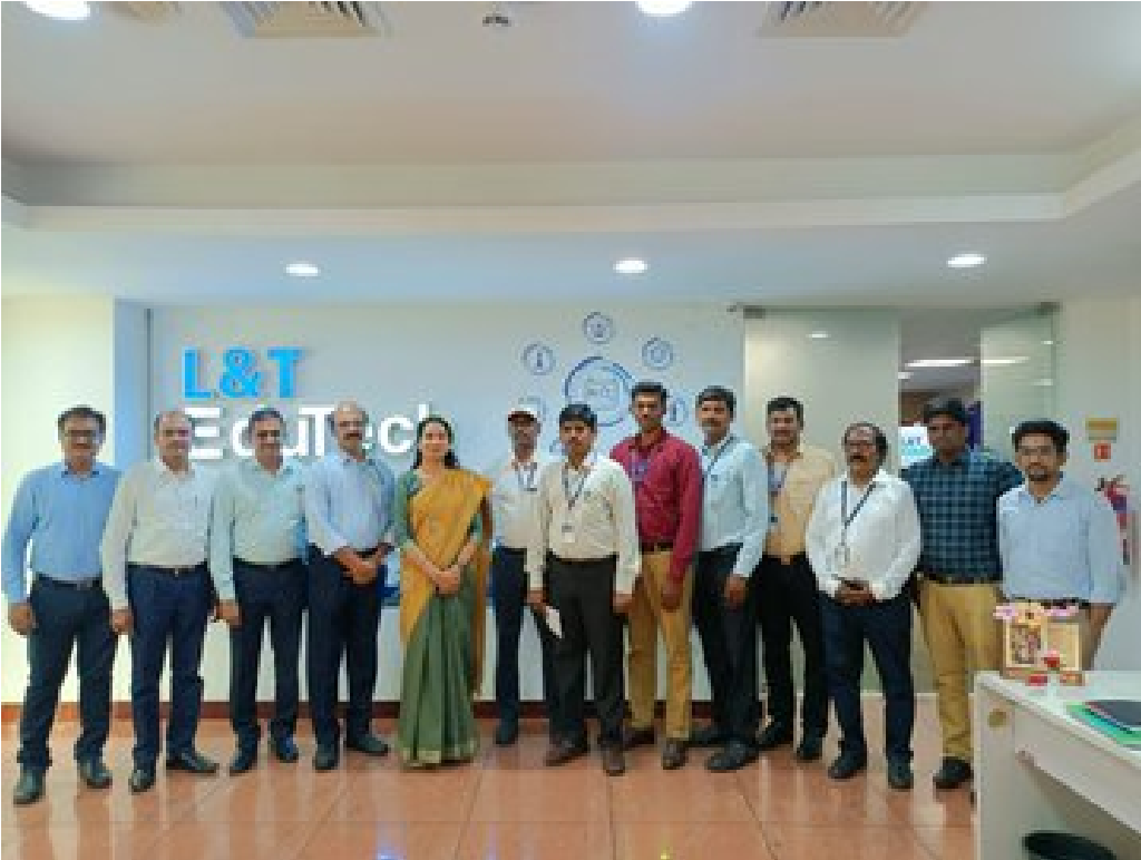 A team from K.S.R. College of Engineering (KSRCE) visited L&T Edu Tech, Chennai
