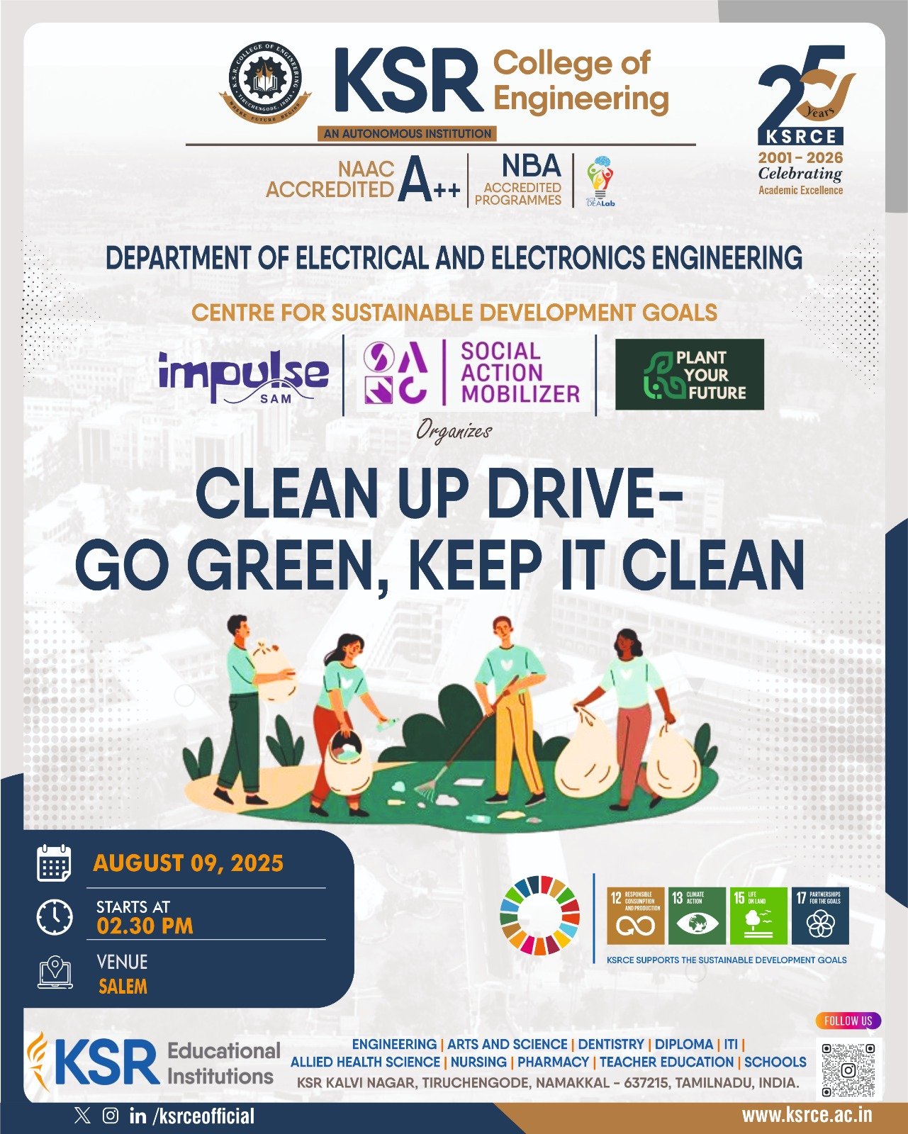 Clean Up Drive - Go Green , Keep It Clean 